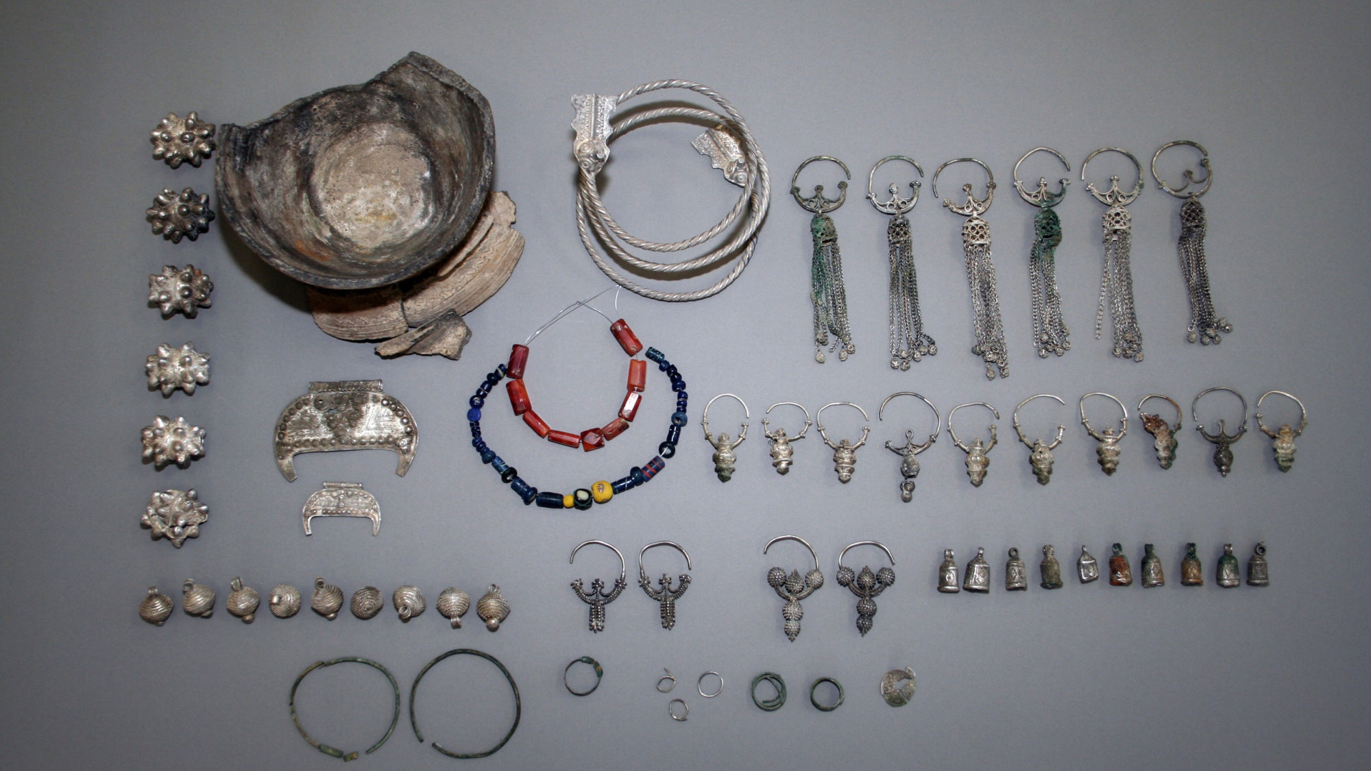 Hoard from the 10th century in Cherven Towns © Museum In Tomaszow Lubelski