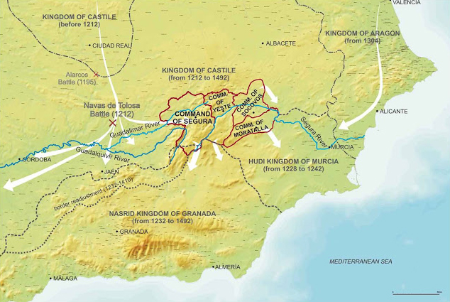 Map of Segura Torres © Santiago Queseda.